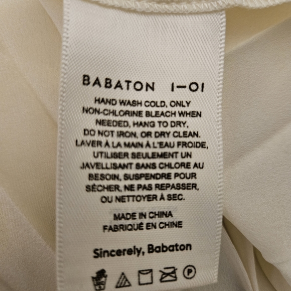 Babaton 1-01 Pleated Top - Picture 2 of 5